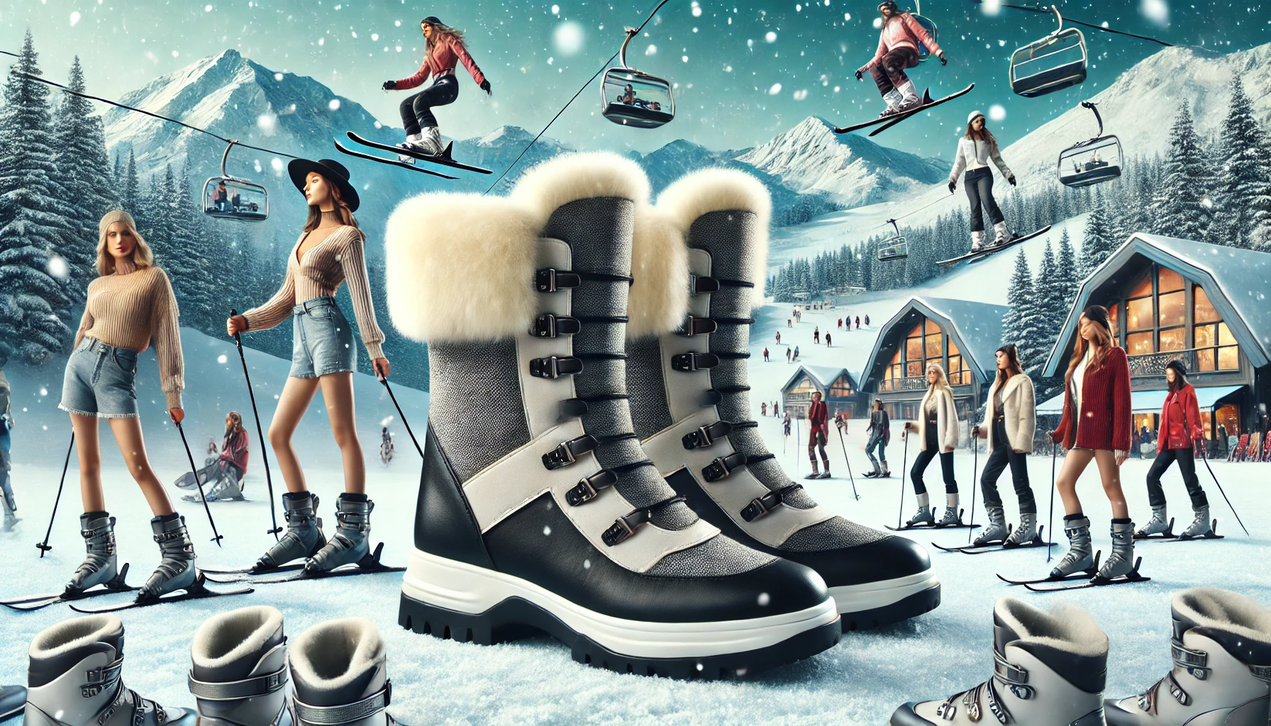 Glissez avec style : les bottes après-ski femme qui marquent la mode cet hiver!